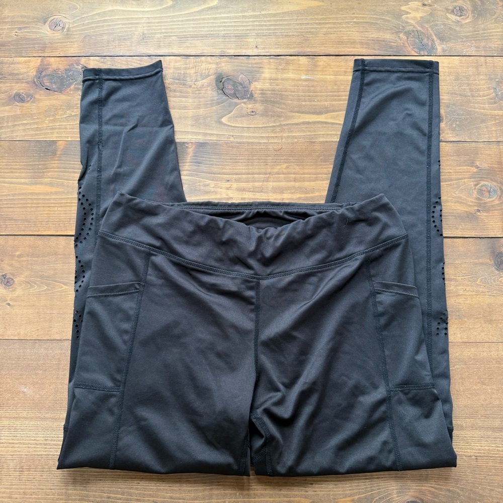 Zone Pro Perforated Black Leggings